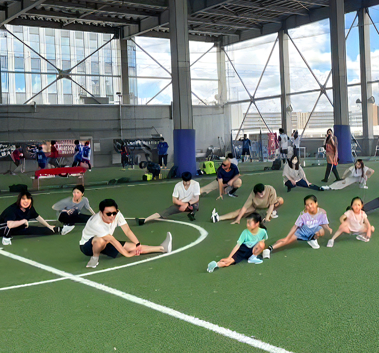 社員が福利厚生制度を利用している様子