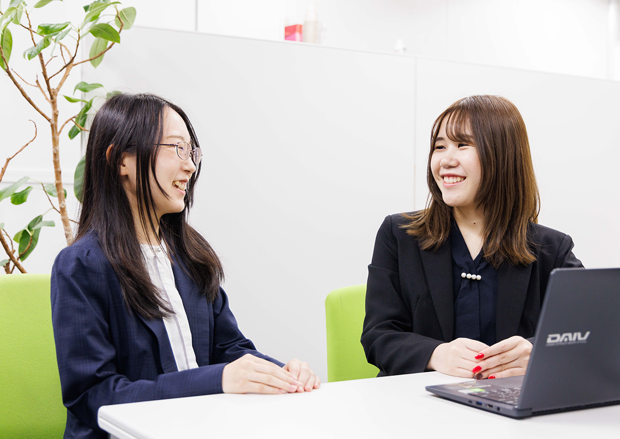 メンター制度の面談の様子